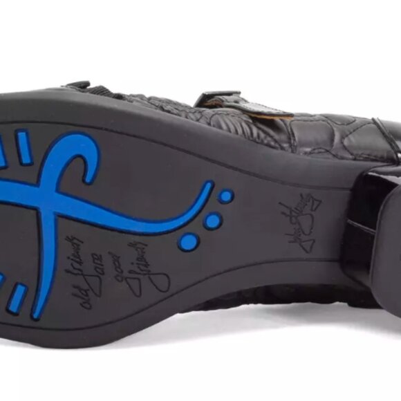 Fluevog Fellowship Sandz Mary Janes shoes with Ruffles - Picture 4 of 4